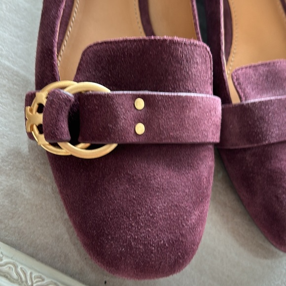 Tory Burch Madden Loafer Flats In Malbec. Size 8 1/2. New Condition. - Picture 2 of 5